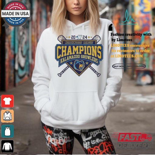 Official Kalamazoo Growlers 2024 Northwoods League Champions shirt