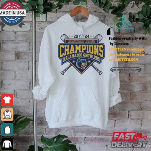 Official Kalamazoo Growlers 2024 Northwoods League Champions shirt