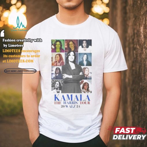Official Kamala Harris The Harris Tour Walz 2024 Era Tour T shirt