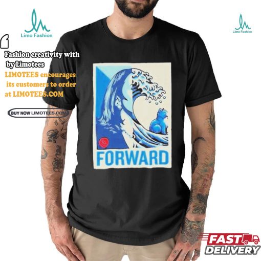 Official Kamala walz forward comma LA print T shirt