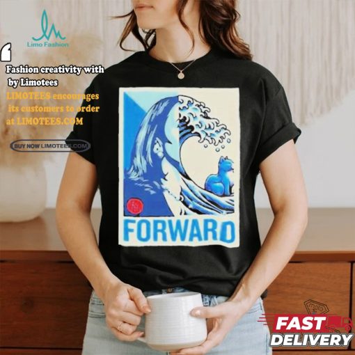 Official Kamala walz forward comma LA print T shirt