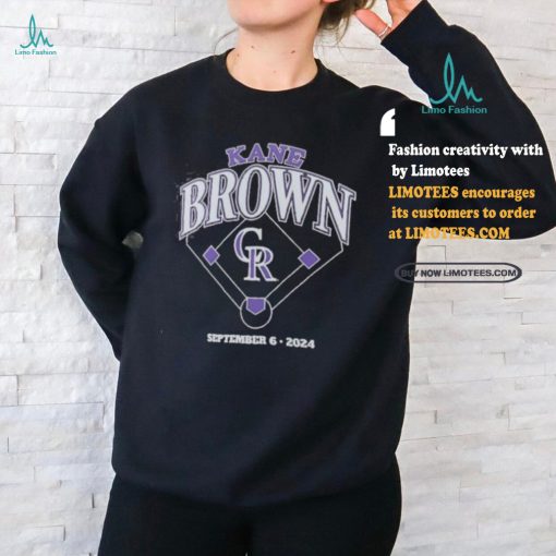Official Kane Brown x Colorado Rockies September 6, 2024 Shirt