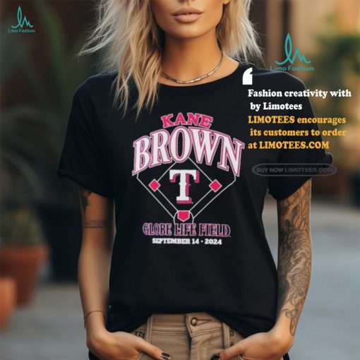 Official Kane Brown x Texas Rangers Globe Life Field September 14, 2024 Shirt