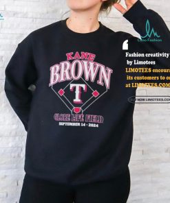 Official Kane Brown x Texas Rangers Globe Life Field September 14, 2024 Shirt