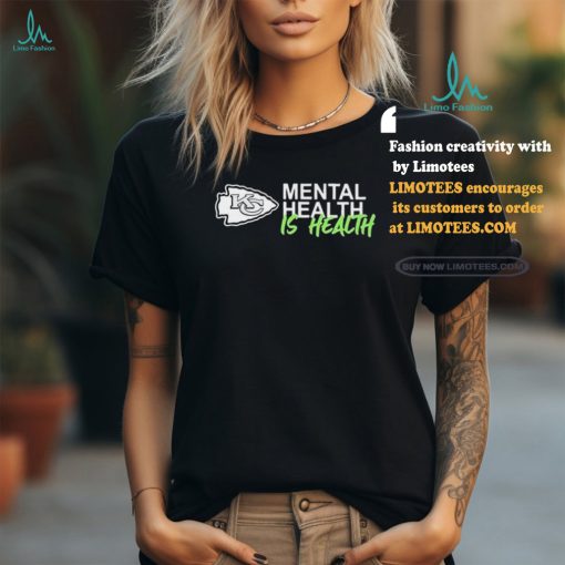Official Kansas City Chiefs Mental Health Is Health Logo Shirt