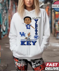 Official Kentucky Wildcats Dane Key Player Caricature t shirt