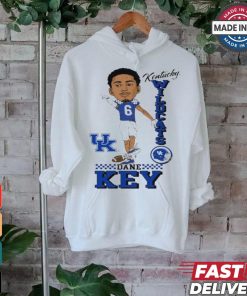 Official Kentucky Wildcats Dane Key Player Caricature t shirt