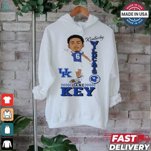 Official Kentucky Wildcats Dane Key Player Caricature t shirt