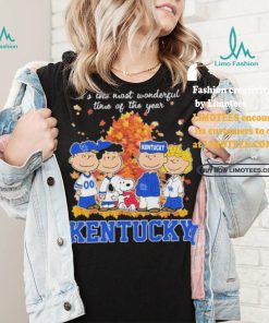 Official Kentucky Wildcats Peanuts Fall Is The Most Beautiful Time T Shirt