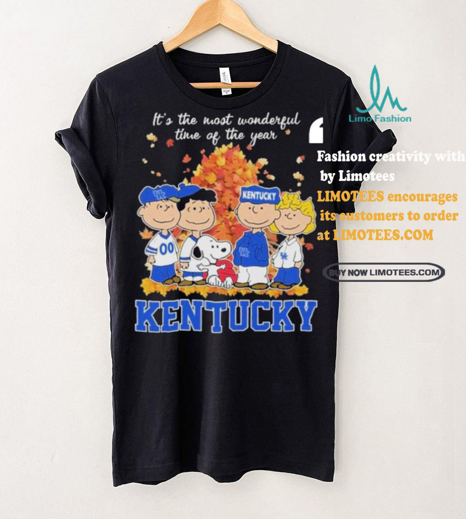 Official Kentucky Wildcats Peanuts Fall Is The Most Beautiful Time T Shirt Official Kentucky Wildcats Peanuts Fall Is The Most Beautiful Time T Shirt