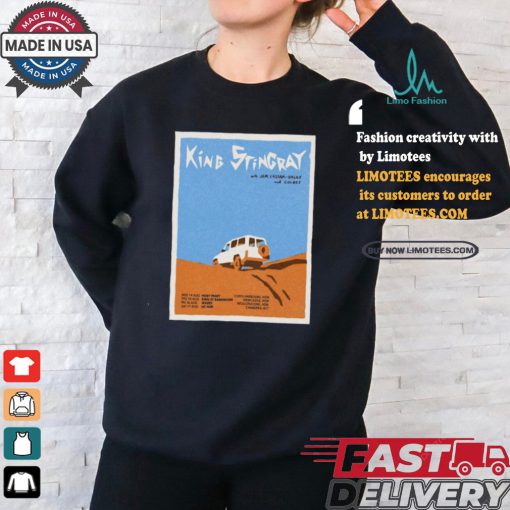 Official King Stingray August Tour 2024 Poster Shirt