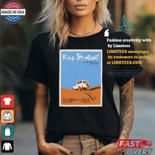 Official King Stingray August Tour 2024 Poster Shirt