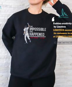 Official Kirk Gibson Detroit Tigers The Impossible Has Happened T Shirt