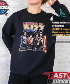 Official Kiss Tommy Thayer Paul Stanley Eric Singer Gene Simmons Shirt