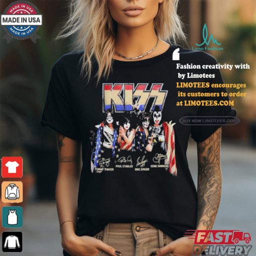 Official Kiss Tommy Thayer Paul Stanley Eric Singer Gene Simmons Shirt