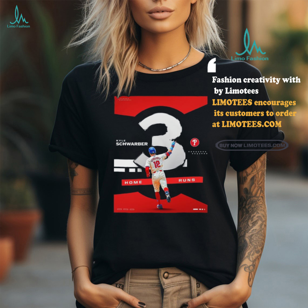 Official Kyle Schwarber Philadelphia Phillies 3 Home Run In LA Shirt Official Kyle Schwarber Philadelphia Phillies 3 Home Run In LA Shirt
