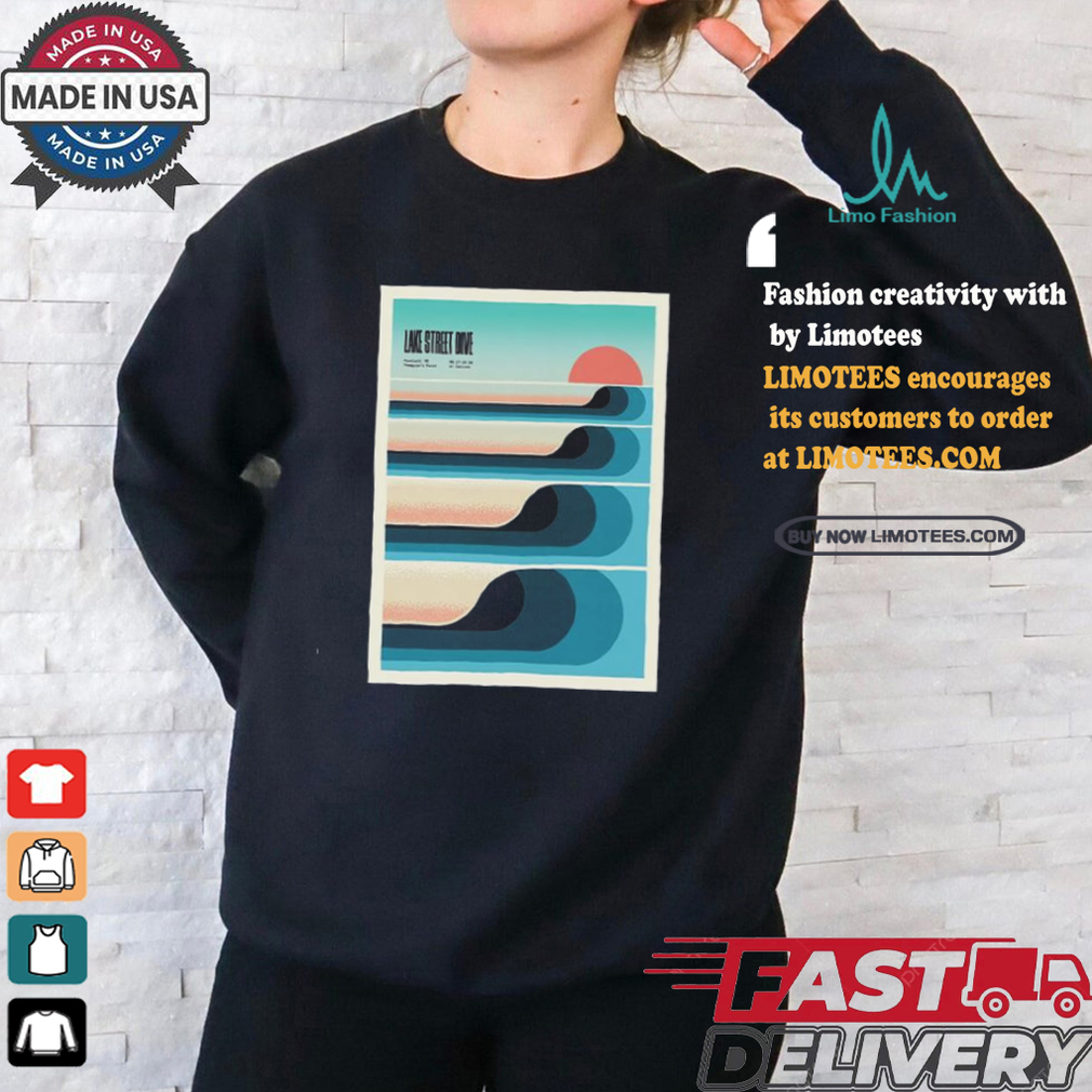 Official Lake Street Dive Thompson Point Portland ME August 17 18 2024 Poster shirt Official Lake Street Dive Thompson Point Portland ME August 17 18 2024 Poster shirt