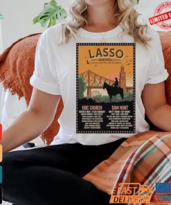 Official Lasso Montreal Festival August 16 17 2024 Parc Jean Drapeau Poster Shirt