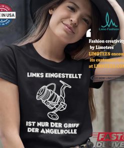 Official Left Adjusted Is Only The Grip Of The Fishing Reel T Shirt