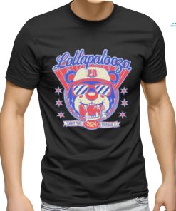Official Lollapalooza Baseball August 1 4 2024 Grant Park Chiacago IL Concert shirt