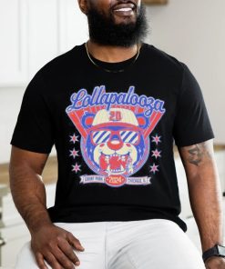 Official Lollapalooza Baseball August 1 4 2024 Grant Park Chiacago IL Concert shirt