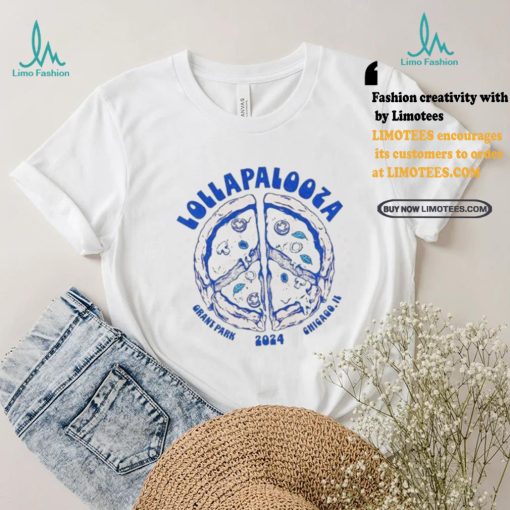 Official Lollapalooza Tour August 1 4 2024 Grant Park Chicago IL Event Shirt