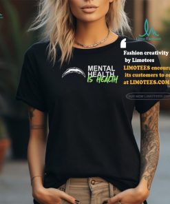 Official Los Angeles Chargers Mental Health Is Health Logo Shirt