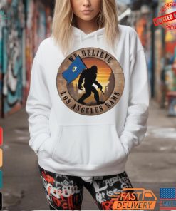 Official Los Angeles Rams 12 We Believe Bigfoot 2024 Shirt