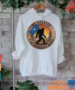 Official Los Angeles Rams 12 We Believe Bigfoot 2024 Shirt