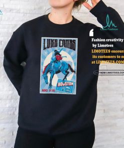 Official Luke Combs In Houston, TX On August 9, 2024 Tour Poster Shirt