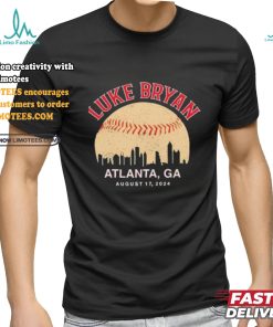 Official Luke bryan atlanta ga august 17 2024 concert T shirt