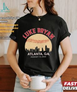 Official Luke bryan atlanta ga august 17 2024 concert T shirt