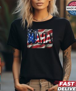 Official Maha Make America Healthy Again Usa Flag Vintage t shirt