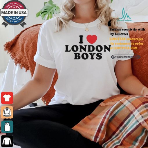 Official Maisie Peters Wearing I Love London Boys t shirt