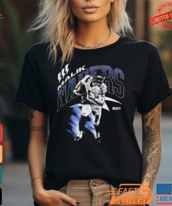 Official Malik Nabers New York Giants Retro Painting T Shirt
