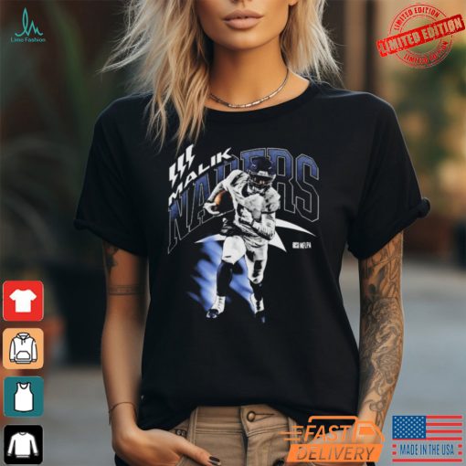Official Malik Nabers New York Giants Retro Painting T Shirt
