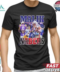 Official Malik Nabers New York Giants Vintage Style T Shirt