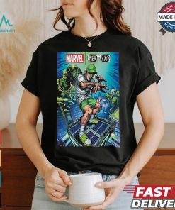 Official Marvel x Feid Ferxxo Green Poster shirt