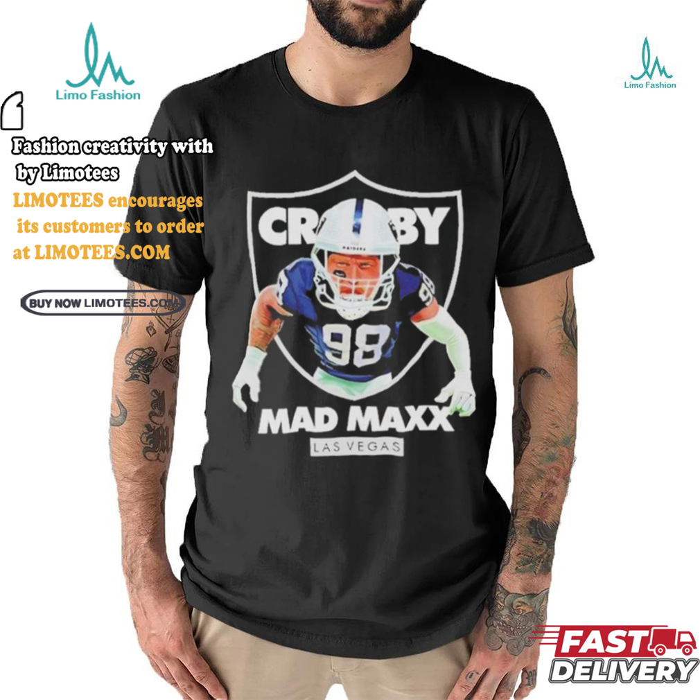 Official Maxx Crosby Las Vegas Raiders Mad Maxx Cartoon Shirt Official Maxx Crosby Las Vegas Raiders Mad Maxx Cartoon Shirt