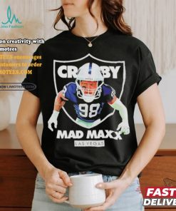 Official Maxx Crosby Las Vegas Raiders Mad Maxx Cartoon Shirt