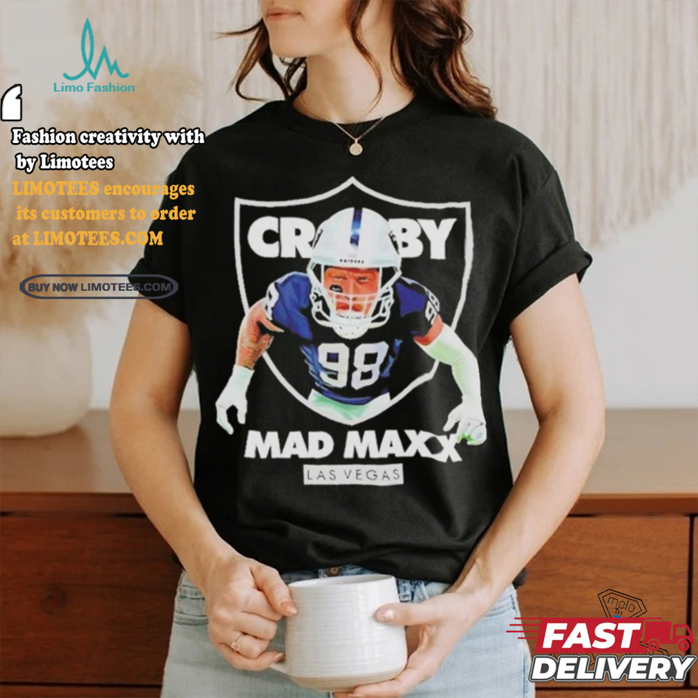 Official Maxx Crosby Las Vegas Raiders Mad Maxx Cartoon Shirt Official Maxx Crosby Las Vegas Raiders Mad Maxx Cartoon Shirt