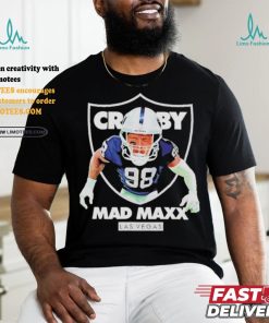 Official Maxx Crosby Las Vegas Raiders Mad Maxx Cartoon Shirt
