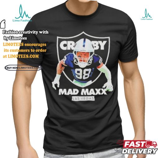 Official Maxx Crosby Las Vegas Raiders Mad Maxx Cartoon Shirt
