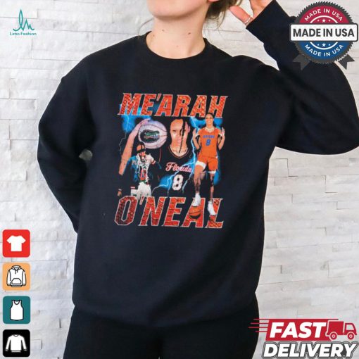 Official Me’Arah O’neal #8 Florida Gators Vintage NIL Graphic t shirt