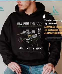 Official Men’s Tyler Reddick Checkered Flag Sports Black 2024 NASCAR Cup Series Playoffs The Beast T Shirt