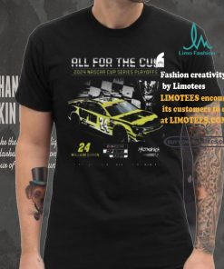 Official Men’s William Byron Hendrick Motorsports Team Collection Black 2024 NASCAR Cup Series Playoffs Raptor T Shirt