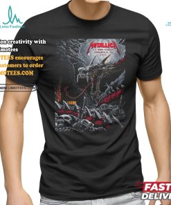 Official Metallica M72 Minneapolis M72 North American Tour 2024 In Minnesota US Full Show Combine Poster For Night 1 And 2 At US Bank Stadium On August 16 And 18 2024 T Shirt