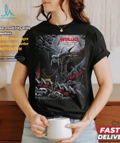 Official Metallica M72 Minneapolis M72 North American Tour 2024 In Minnesota US Full Show Combine Poster For Night 1 And 2 At US Bank Stadium On August 16 And 18 2024 T Shirt
