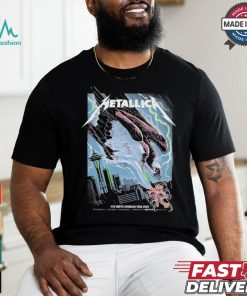 Official Metallica M72 Seattle Washington Pop Up Shop Poster At Lumen Field On August 30 And September 1 2024 M72 North American Tour The Bald Eagle shirt