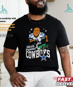Official Micah Parsons Dallas Cowboys Homage Caricature Player Shirt